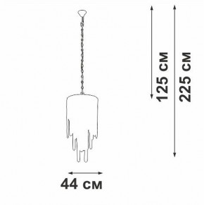 Подвесная люстра Vitaluce V5885 V5885-9/7 в Асбесте - asbest.mebel24.online | фото 3
