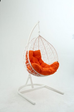 Подвесное кресло Бароло (белый/оранжевый) в Асбесте - asbest.mebel24.online | фото