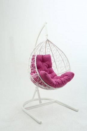 Подвесное кресло Бароло (белый/розовый) в Асбесте - asbest.mebel24.online | фото