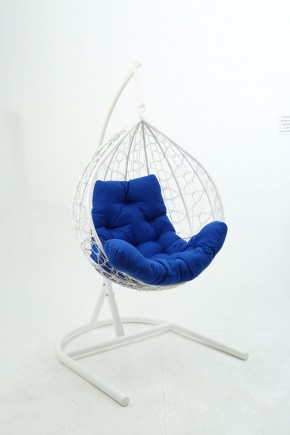 Подвесное кресло Бароло (белый/синий) в Асбесте - asbest.mebel24.online | фото