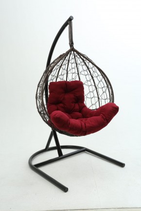 Подвесное кресло Бароло (коричневый/бордо) в Асбесте - asbest.mebel24.online | фото