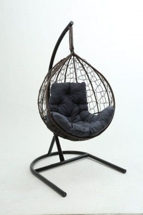 Подвесное кресло Бароло (коричневый/графит) в Асбесте - asbest.mebel24.online | фото