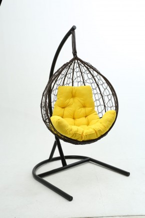 Подвесное кресло Бароло (коричневый/желтый) в Асбесте - asbest.mebel24.online | фото