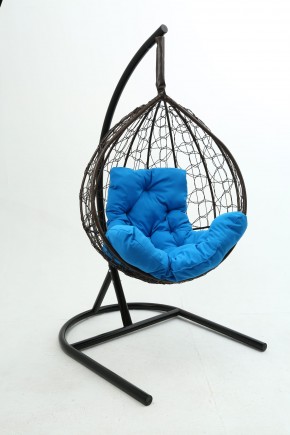 Подвесное кресло Бароло (коричневый/синий) в Асбесте - asbest.mebel24.online | фото