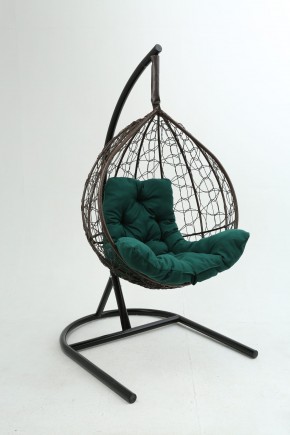 Подвесное кресло Бароло (коричневый/зеленый) в Асбесте - asbest.mebel24.online | фото