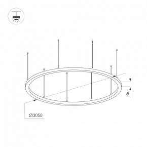Подвесной светильник Arlight ARC 034078(1) в Асбесте - asbest.mebel24.online | фото 2