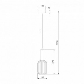 Подвесной светильник Eurosvet Bravo 50181/1 зеленый в Асбесте - asbest.mebel24.online | фото 4