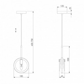 Подвесной светильник Eurosvet Gallo 50121/1 белый в Асбесте - asbest.mebel24.online | фото 4