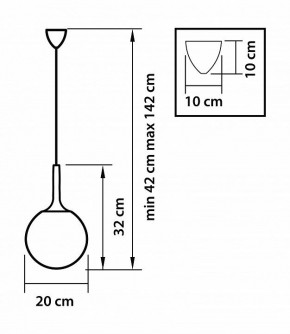 Подвесной светильник Lightstar Globo 813021 в Асбесте - asbest.mebel24.online | фото 3