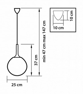 Подвесной светильник Lightstar Globo 813032 в Асбесте - asbest.mebel24.online | фото 3