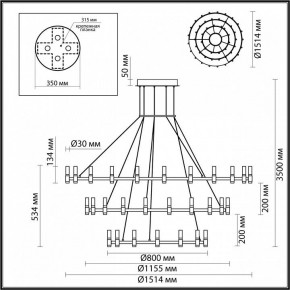 Подвесной светильник Odeon Light Candel 5009/204L в Асбесте - asbest.mebel24.online | фото 5