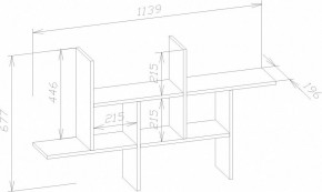 Полка навесная ПК-6 в Асбесте - asbest.mebel24.online | фото 4