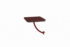 Полка прикроватная квадратная (МилСон) в Асбесте - asbest.mebel24.online | фото 8