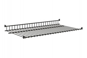 Полка сотовая L695 (черный муар) в Асбесте - asbest.mebel24.online | фото