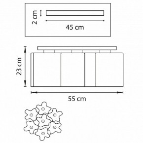 Потолочная люстра Lightstar Nubi 802073 в Асбесте - asbest.mebel24.online | фото 2