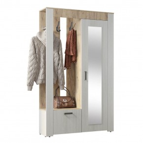 Прихожая Франк (Крафт/Ясень белый) в Асбесте - asbest.mebel24.online | фото 4