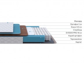 PROxSON Матрас FIRST Cocos Flat M (Ткань Синтетический жаккард) 120x190 в Асбесте - asbest.mebel24.online | фото 2