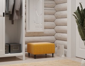 Пуф Киркас жёлто-оранжевый, ткань рогожка в Асбесте - asbest.mebel24.online | фото 4