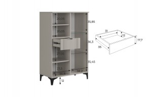 РИЧ Комод 2 в Асбесте - asbest.mebel24.online | фото 3