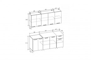 РИО-1 ЛДСП Кухонный гарнитур 1,8 м в Асбесте - asbest.mebel24.online | фото 7