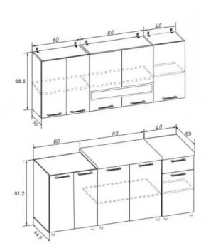 РИО-2 ЛДСП Кухонный гарнитур 1,8 м в Асбесте - asbest.mebel24.online | фото 7