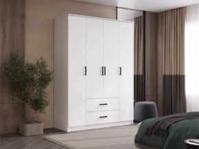 Шкаф 4-х створчатый Титан (белый) в Асбесте - asbest.mebel24.online | фото 5