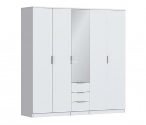 Шкаф 5-ти дверный Николь СБ-2594/1 (Белый) в Асбесте - asbest.mebel24.online | фото