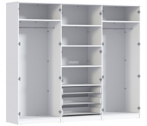 Шкаф 6-ти дверный Николь СБ-2593/1 (Белый) в Асбесте - asbest.mebel24.online | фото 2