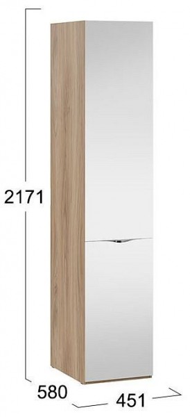 Шкаф для белья Глосс СМ-319.07.112 в Асбесте - asbest.mebel24.online | фото 4