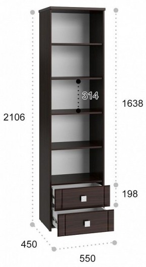 Шкаф для белья Изабель ИЗ-63К в Асбесте - asbest.mebel24.online | фото 3