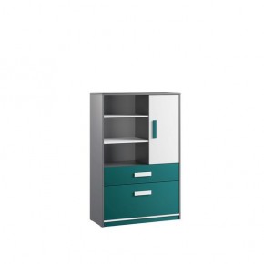 Шкаф книжный Кэнди КШ-2 Океан в Асбесте - asbest.mebel24.online | фото