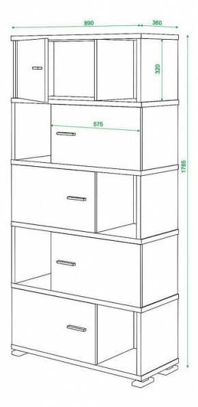 Шкаф комбинированный Домино СБ-30/5 в Асбесте - asbest.mebel24.online | фото 3