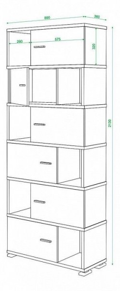 Шкаф комбинированный Домино СБ-30/6 в Асбесте - asbest.mebel24.online | фото 2