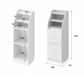 Шкаф комбинированный ДримСтар ДС-63 в Асбесте - asbest.mebel24.online | фото 4