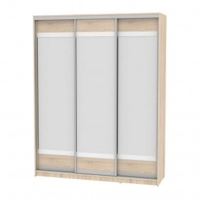 Шкаф-купе B-220х200х60-3 "Белла" (D10D10D10) в Асбесте - asbest.mebel24.online | фото