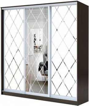 Шкаф-купе ХИТ 22-4-20-666 РОМБ БОЛЬШОЙ МАТОВЫЙ в Асбесте - asbest.mebel24.online | фото