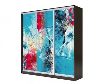 Шкаф-купе ХИТ 22-4-20-777 АБСТРАКЦИЯ №3 в Асбесте - asbest.mebel24.online | фото