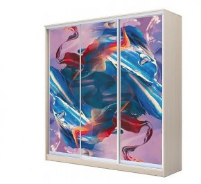 Шкаф-купе ХИТ 22-4-20-777 АБСТРАКЦИЯ №4 в Асбесте - asbest.mebel24.online | фото