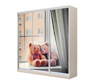 Шкаф-купе ХИТ 22-4-20-777 МИШКИ НА ОКНЕ в Асбесте - asbest.mebel24.online | фото