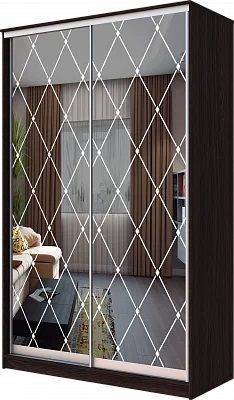 Шкаф-купе ХИТ 23-12/2-66 РОМБ БОЛЬШОЙ в Асбесте - asbest.mebel24.online | фото