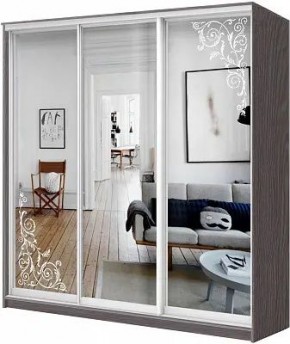 Шкаф-купе ХИТ 24-18-656 ОРНАМЕНТ в Асбесте - asbest.mebel24.online | фото
