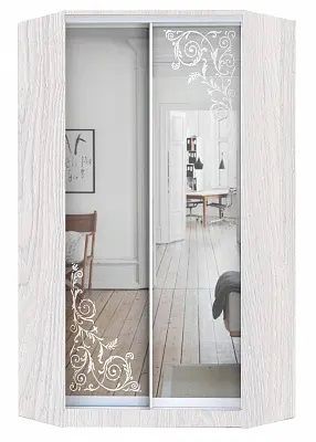 Шкаф-купе ХИТ-У-24-4-66 ОРНАМЕНТ в Асбесте - asbest.mebel24.online | фото