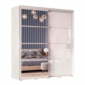 Шкаф-купе Крафт-6 1.6 м ШКК-06 (ясень белый) в Асбесте - asbest.mebel24.online | фото 3