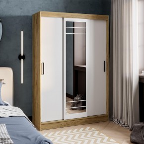 Шкаф-купе Тео ШКК-02 (крафт/белый) в Асбесте - asbest.mebel24.online | фото 1