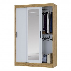 Шкаф-купе Тео ШКК-02 (крафт/белый) в Асбесте - asbest.mebel24.online | фото 3