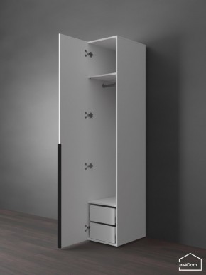 Шкаф Linnea MHR-1-3 2050х400х510 (Белый-М 11.1.2) в Асбесте - asbest.mebel24.online | фото 5