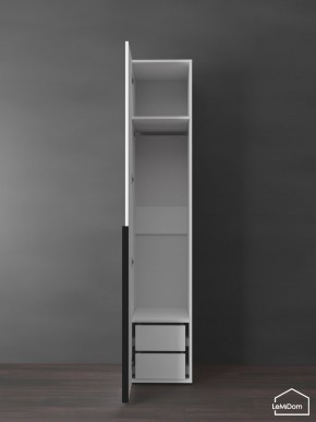 Шкаф Linnea MHR-1-3 2050х400х510 (Белый-М 11.1.2) в Асбесте - asbest.mebel24.online | фото 6