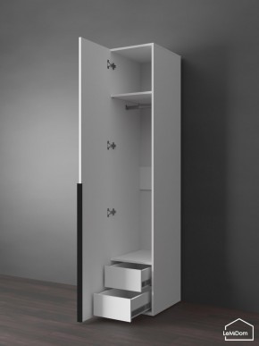Шкаф Linnea MHR-1-3 2050х400х510 (Белый-М 11.1.2) в Асбесте - asbest.mebel24.online | фото 7