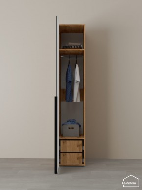 Шкаф Linnea MHR-1-3 2050х400х510 (ДВ-М 11.1.25) в Асбесте - asbest.mebel24.online | фото 5