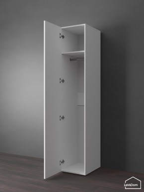 Шкаф Linnea MHR-1PO 2050х400х510 (Белый-М 11.1.1) в Асбесте - asbest.mebel24.online | фото 4